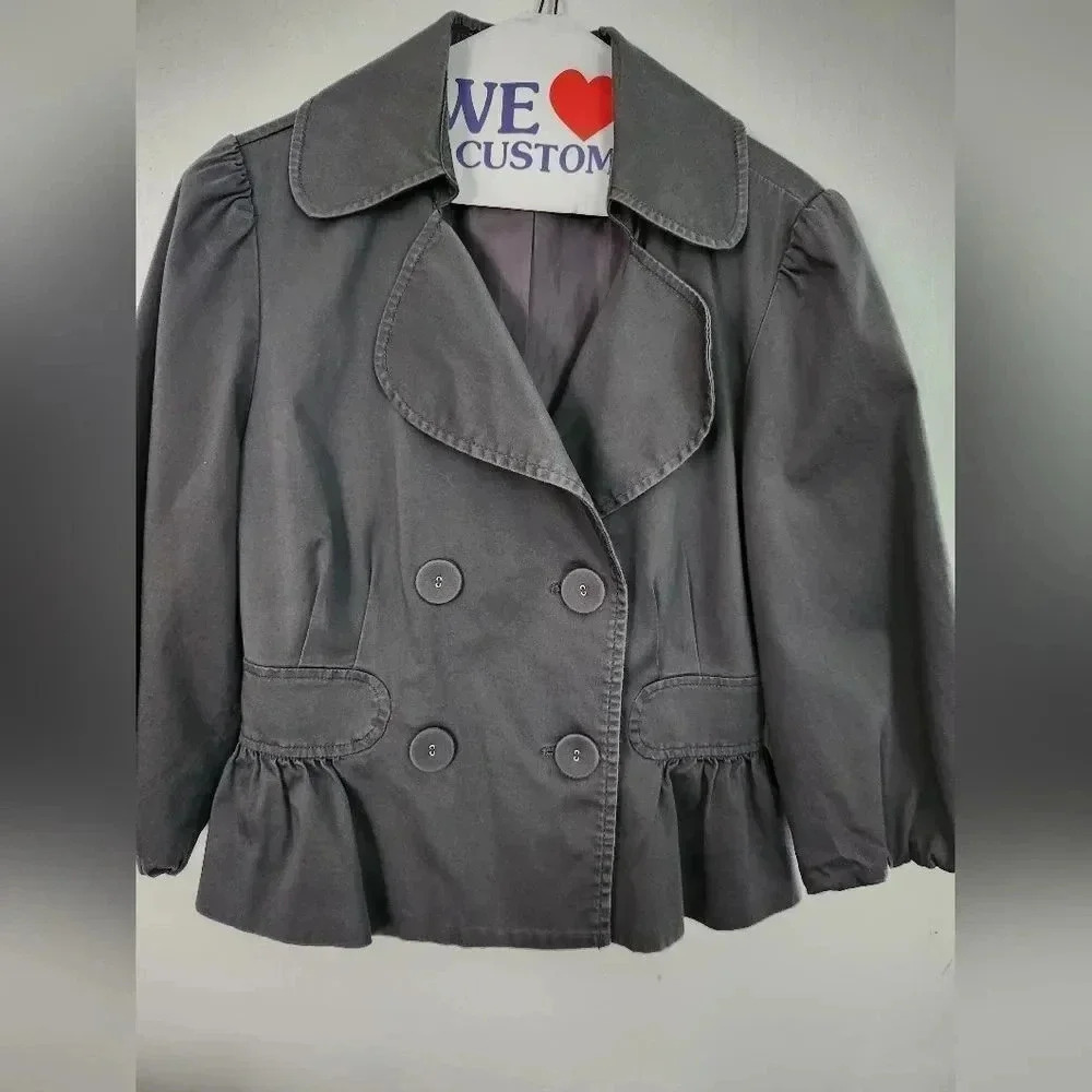 ‎Elle brand Ladies Grey crop jacket Size Small